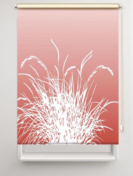 Rollo Reed24 red dark, Rollo, Motivrollo, Rollo mit Druck, Fotorollo, bedrucktes Rollo, Fensterrollo,verdunkelndes Rollo, Sonnenschutz Rollo